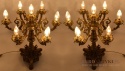 XXL! DUŻE! Majestatyczne Lampy Barokowe z Brązu - Prawdziwe Antyki Francuskie
