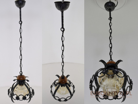 Rustykalna Lampa Wisząca z Francuskiej Wsi - Lampy Retero Vintage Rustyk