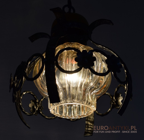 Rustykalna Lampa Wisząca z Francuskiej Wsi - Lampy Retero Vintage Rustyk