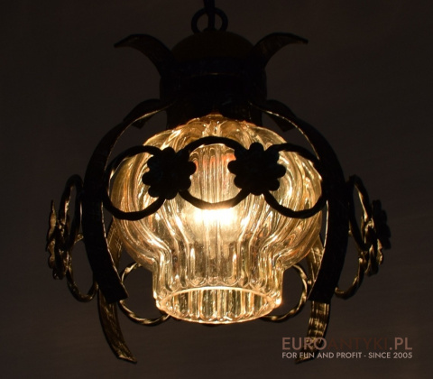 Rustykalna Lampa Wisząca z Francuskiej Wsi - Lampy Retero Vintage Rustyk