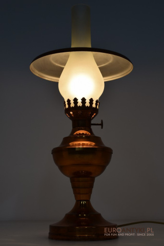 XL! Klasyczna Lampa w Stylu Vintage - Elektryczna Elegancja z Nutą Historii