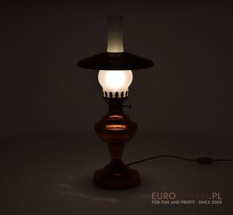 XL! Klasyczna Lampa w Stylu Vintage - Elektryczna Elegancja z Nutą Historii