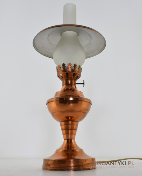 XL! Klasyczna Lampa w Stylu Vintage - Elektryczna Elegancja z Nutą Historii