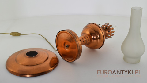 XL! Klasyczna Lampa w Stylu Vintage - Elektryczna Elegancja z Nutą Historii