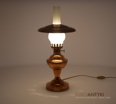 XL! Klasyczna Lampa w Stylu Vintage - Elektryczna Elegancja z Nutą Historii