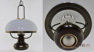 XL! DUŻY punktowy żyrandol nad stolik - lampy wiszące retro vintage