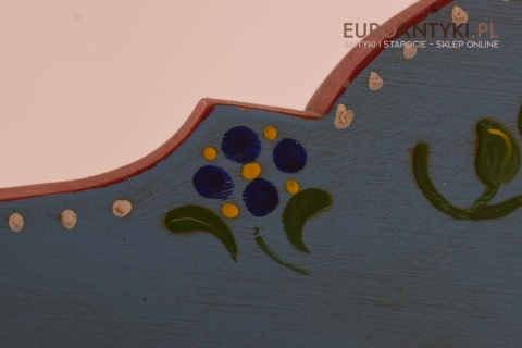 Ludowy Wiejski Góralski Wieszak w Stylu Bawarskim - Antyki z Niemiec