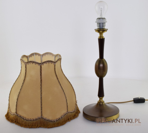 XXL! Wysoka Elegancka Lampa Stołowa z Francji w Stylu Retro Vintage