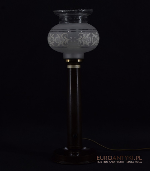Trzecia Rzesza - Niemiecka Unikatowa Lampka z II Wojny Światowej z Łusek po Amunicji