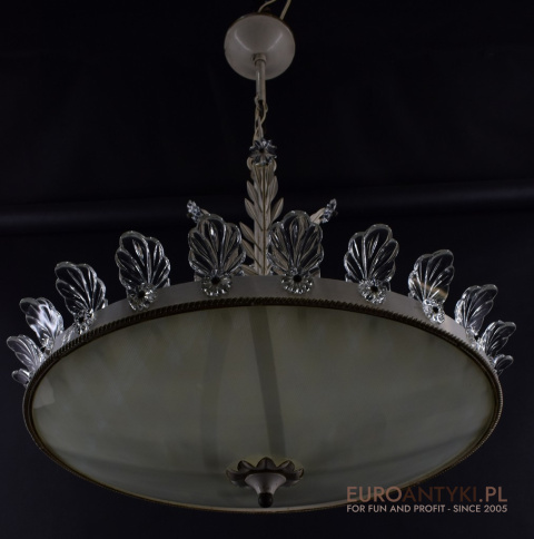 antyczna lampa shabby chic