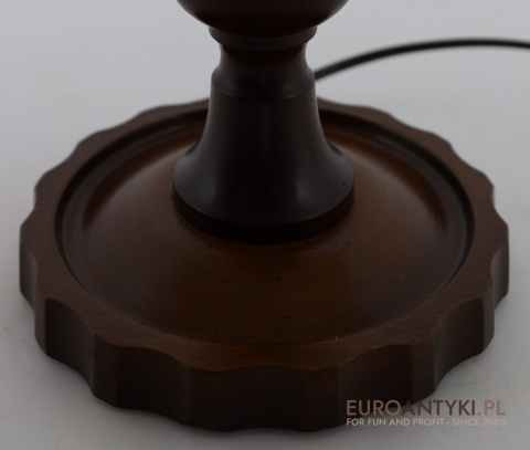 XL! DUŻA lampa stołowa z lat 1950 – styl retro vintage