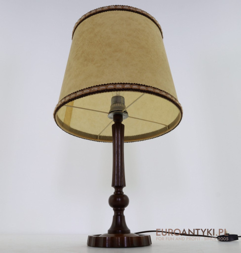 XL! DUŻA lampa stołowa z lat 1950 – styl retro vintage