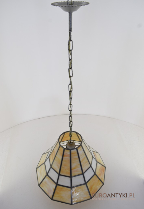 stylowa lampa witrażowa Tiffany