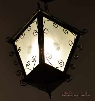 Stylowa Lampa Sufitowa do Ganku, Holu, na Korytarz – Styl Vintage