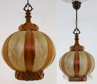 Retro Lampa Sufitowa w Kształcie Kuli - Mid Century Modern, XX Wiek