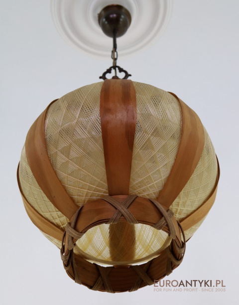 Retro Lampa Sufitowa w Kształcie Kuli - Mid Century Modern, XX Wiek