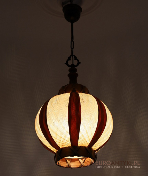 Retro Lampa Sufitowa w Kształcie Kuli - Mid Century Modern, XX Wiek