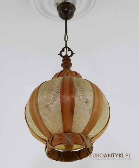 Retro Lampa Sufitowa w Kształcie Kuli - Mid Century Modern, XX Wiek