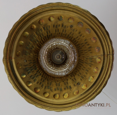 antyk lampa talerzowa vintage