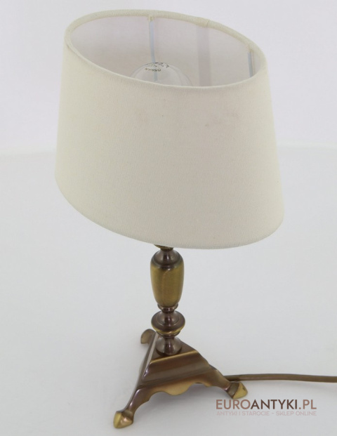 chippendale lampa stołowa vintage