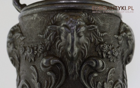 antyk ozdobna lampa z Francji