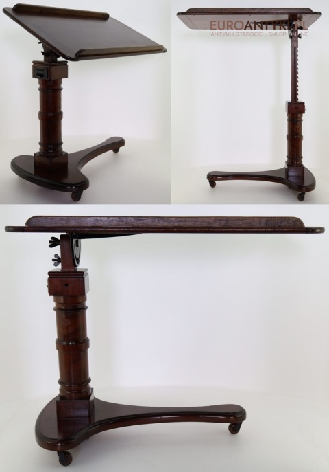 ruchomy stolik do czytania do łożka