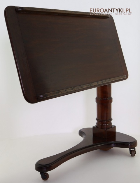antyczny stolik szpitalny do czytania