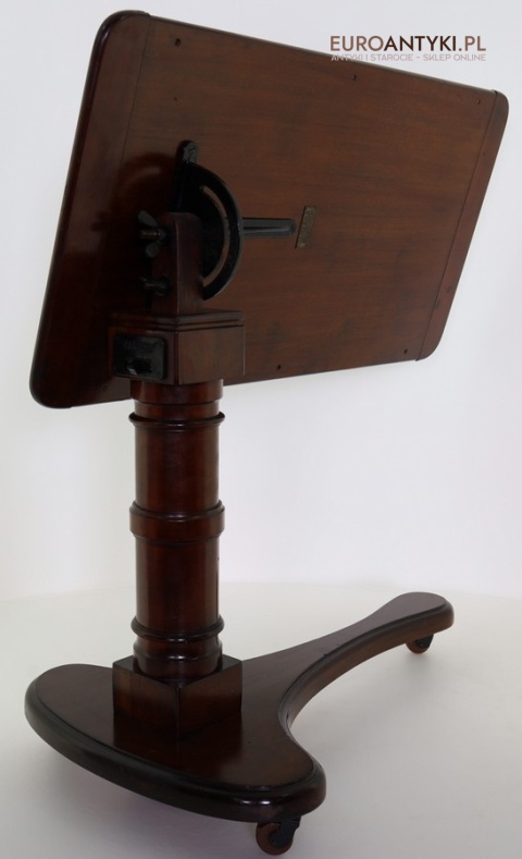 oryginalny biblioteczny stolik edwardiański