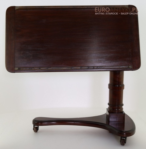 antyczny regulowany stolik do czytania gazet