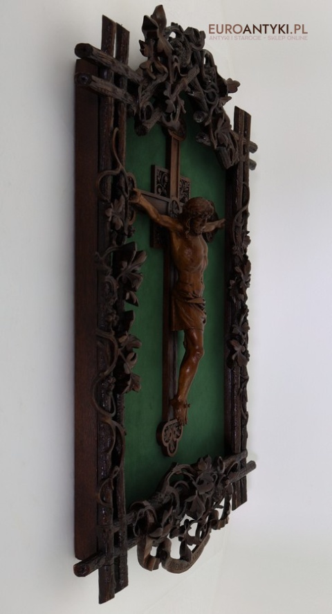 muzealnym obraz drewniany z Jezusem