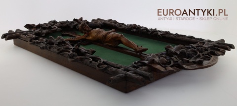 neogotycki obraz z jezusem antyk