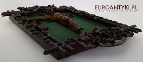 antyczny krucyfiks ręcznej roboty