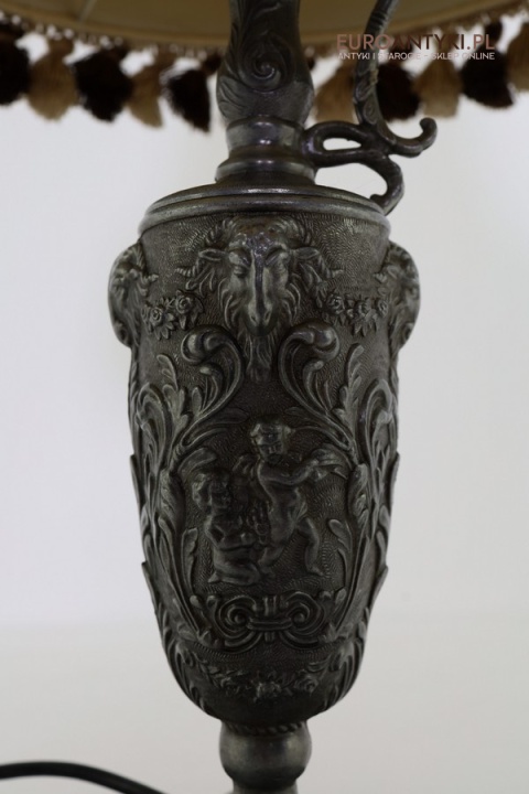 gabinetowa lampa barokowa