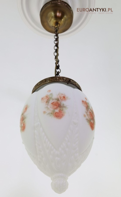 art nouveau lampa zawieszana na sufit