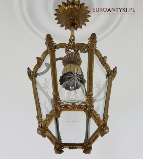 retro lampa z Francji