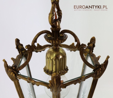 wiszące lampy francuskie vintage