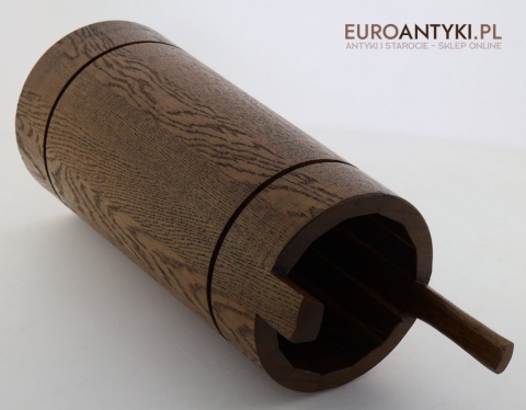 vintage stojak na laski z maselnicy