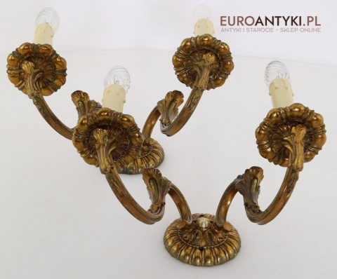 kinkiet barokowy vintage