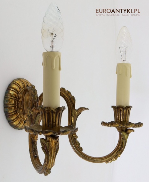 francuskie kinkiety retro