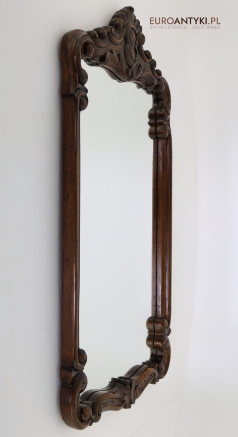 drewniane lustro barokowe