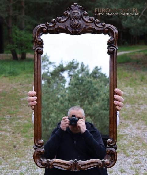 vintage lustro z Francji