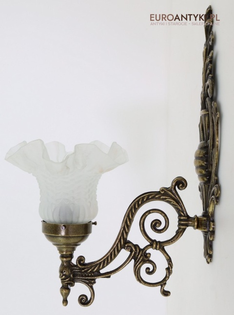 antyczny kinkiet ścienny