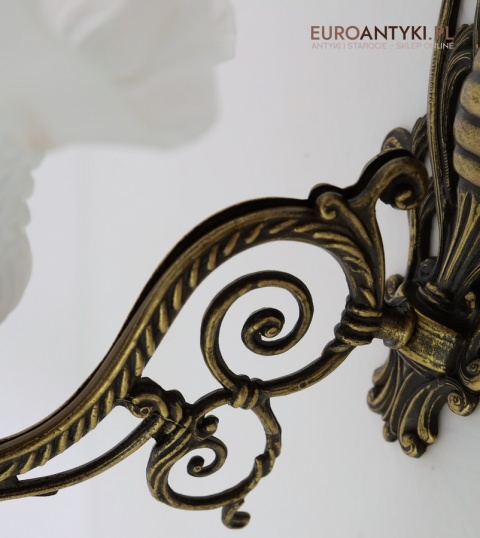 lampa ścienna z mosiądzu