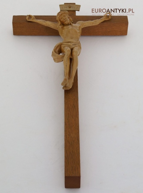 retro krzyż z jezusem