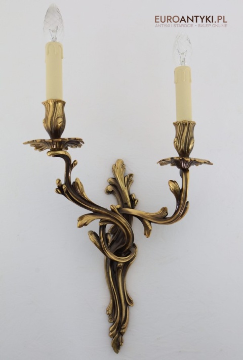 antyk kinkiet rokokowy