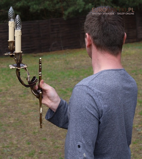 rokoko kinkiet ścienny