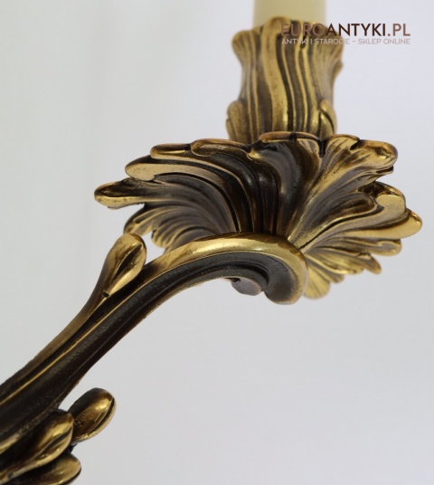 styl rokokowy oświetlenie