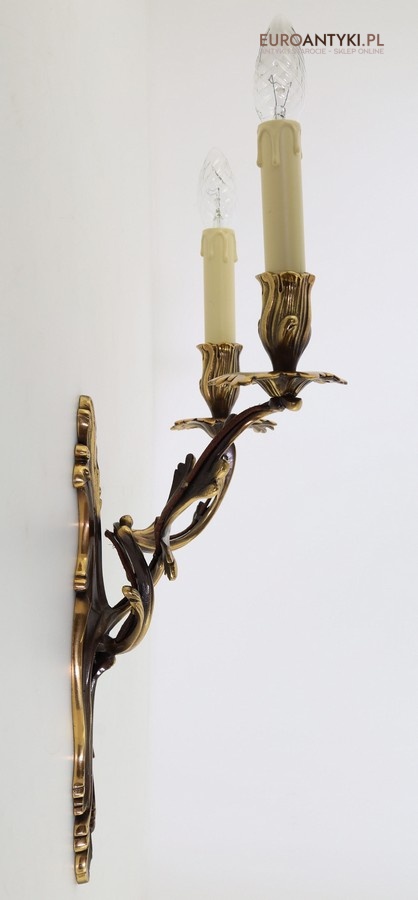 lampa ścienna rokoko