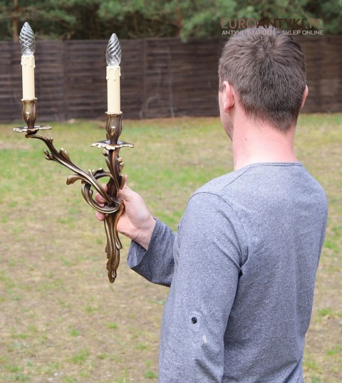 lampa ścienna barok