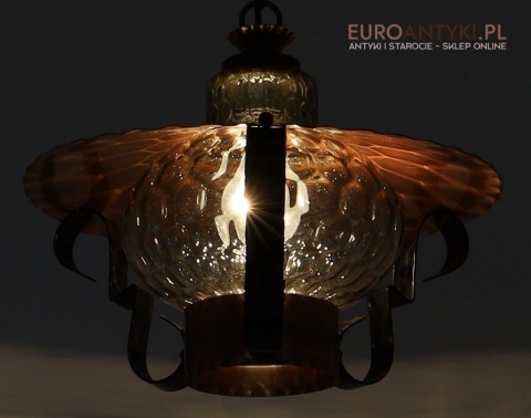 niemiecka lampa sufitowa vintage